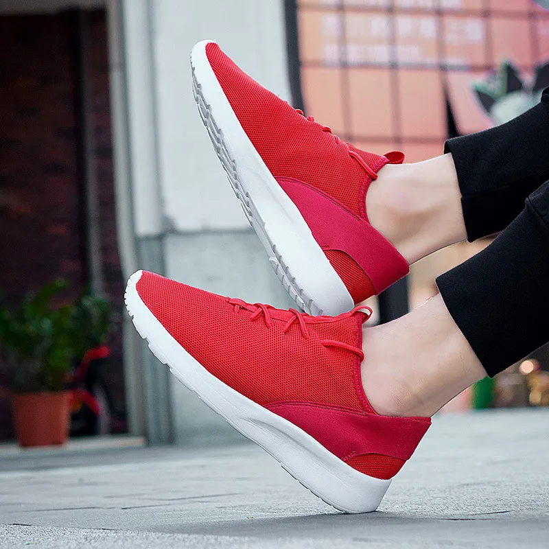 

2019 MEN'S SHOES Running Shoes Large Size Travel Punched Sheet han ban xie Sub-Men's Breathable Casual Sports Shoes Low Top X215