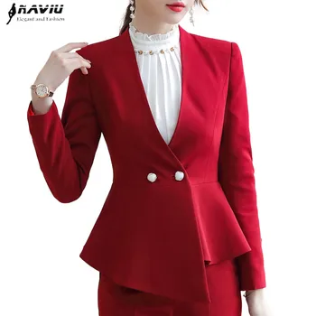 

Fashion Women Business Blazer Professional Autumn New Interview Long Sleeve Slim Jacket Office Ladies Formal Work Coat