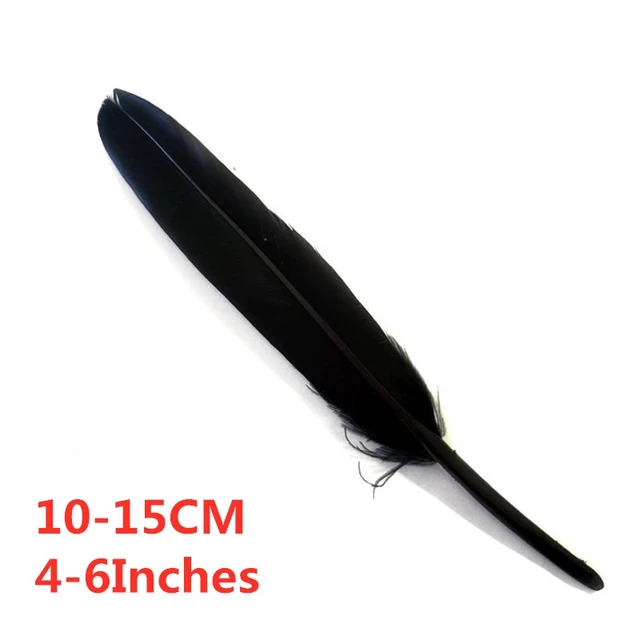 Plumas de ganso de alta calidad para manualidades, plumas doradas de  10-15CM/4-6 pulgadas, accesorios de joyería DIY, venta al por mayor, 10  unids/lote - AliExpress