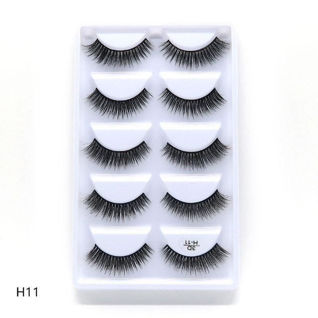 Pairs Multipack 3D Mink Lashes False Eyelashes Handmade Wispy Fluffy Long Lashes Natural Eye Makeup Tools Eye Lashes H13 E08