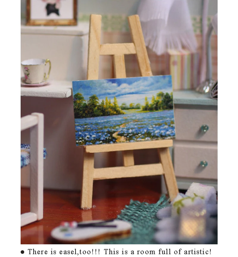 Кукольный домик Миниатюрный DIY кукольный домик с деревянная мебель для дома идеальные супружеские игрушки для детей подарки на день рождения