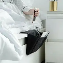Прикроватная сумка для хранения войлочная кровать боковой Диванный чехол с дистанционным управлением висячая Caddy прикроватная тумбочка органайзер для хранения диванов держатель для кровати карманы