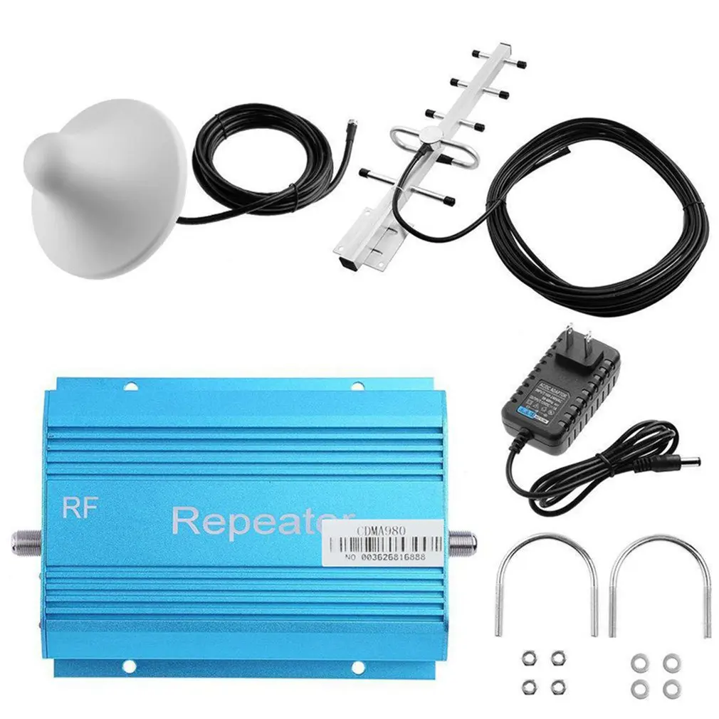 

850MHz CDMA Cell Phone Signal Booster Amplifier Mobile Repeater with Aerial for Home High Grain Signal Extender Kit