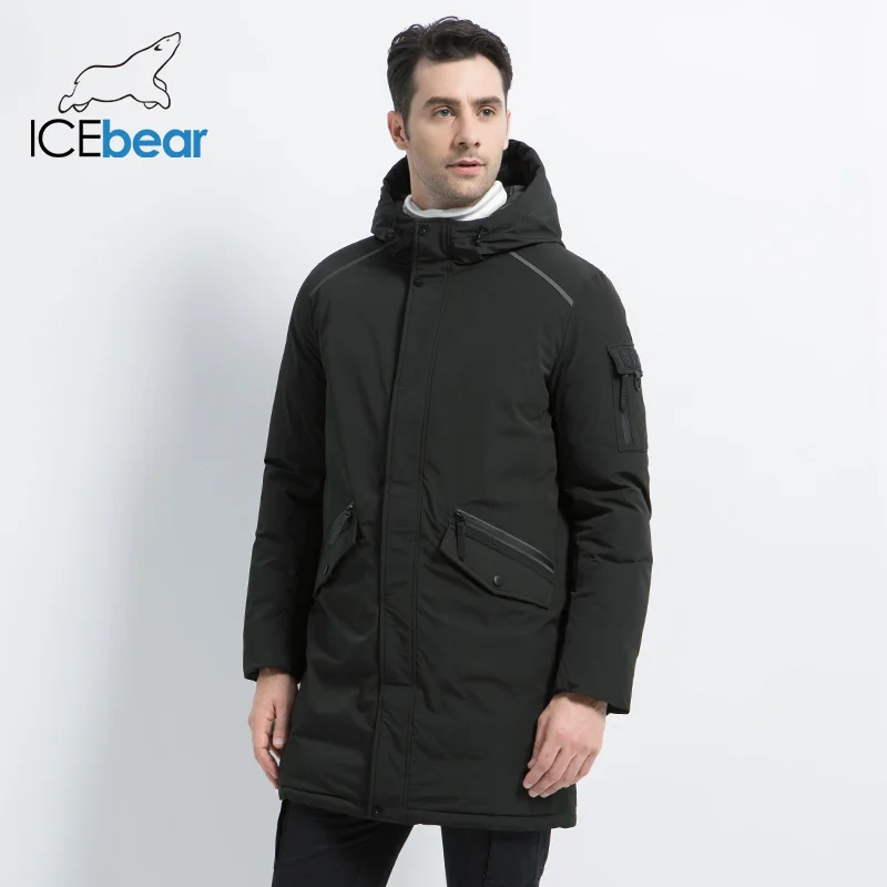 ICEbear 2019 Новое высококачественное зимнее пальто Простое Повседневное