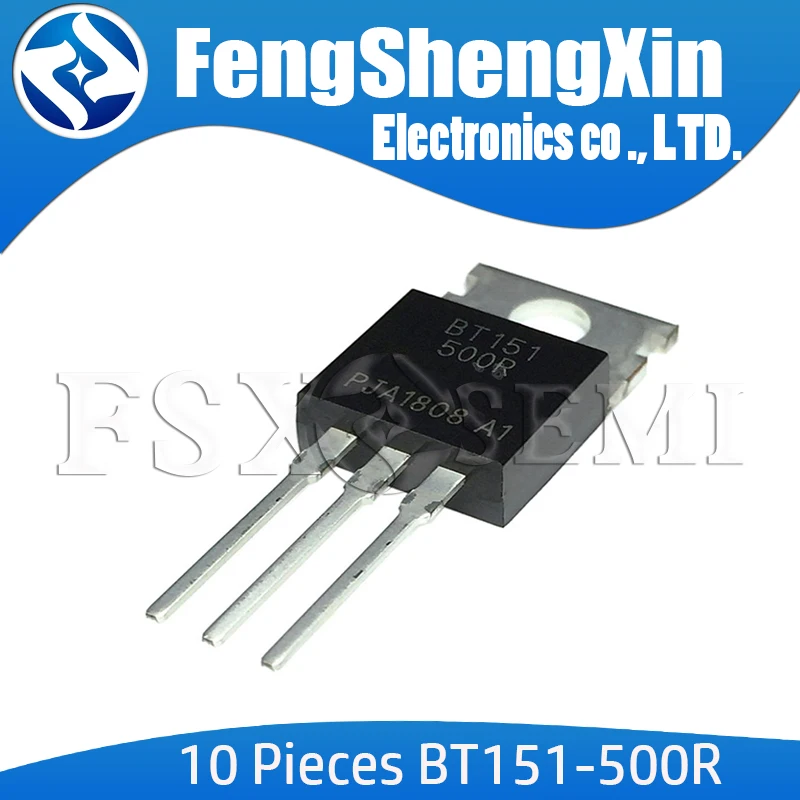 10 шт./лот Новинка BT151-500R BT151 TO220 BT151-500 Тиристоры TO-220 | Электронные компоненты и