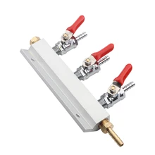 1/4 2/3/4 способа CO2 газовый коллектор разделитель компонентов для разливного пива и обратные клапаны