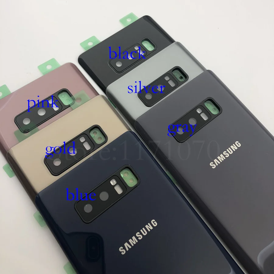 Чехол для samsung Galaxy Note 8 N950 N950F со средней рамкой, крышка на батарейку