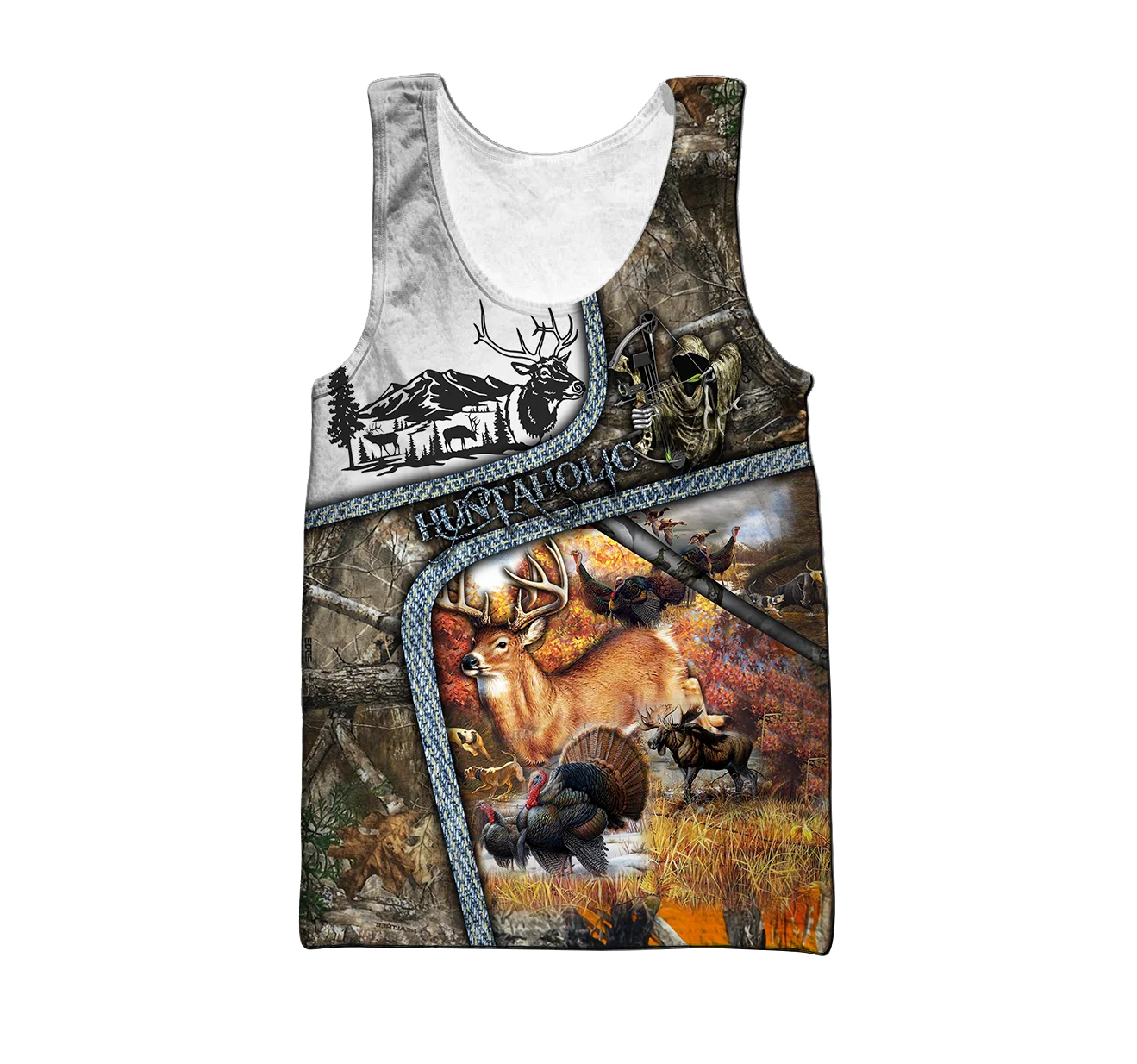 

PLstar Cosmos 3DPrinted NewestHunting Lover Animal Art Funny Harajuku Tank Top Vest Unique Unisex Men/Women Sleeveless Style-1