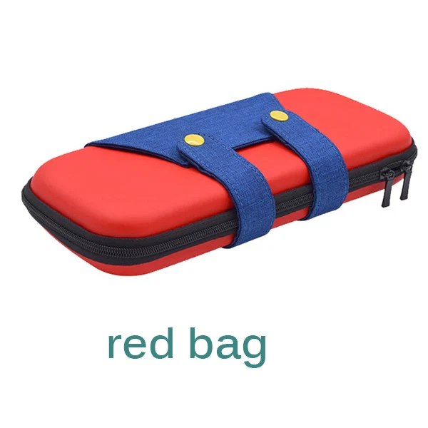 red 3 в 1 чехол для nintendo Switch Lite, сумка для переноски, мини-протектор, чехол для nintendo Switch, мини-аксессуары, стеклянная пленка для хранения - Цвет: red