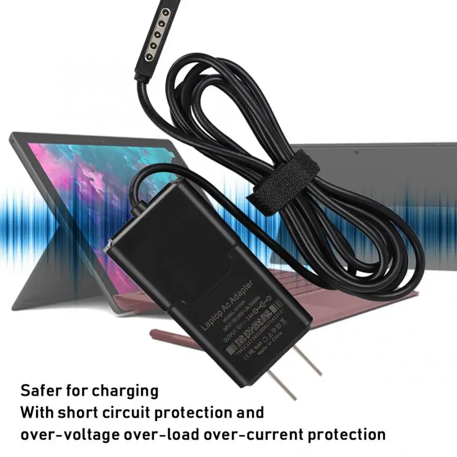 Зарядное устройство для ноутбука 12V 3.6A Tablet PC адаптер питания для microsoft Surface pro1 pro2 110-240V US Plug tablet Зарядное устройство