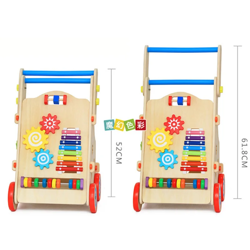 - Wholesale Wooden Color Multifunctional Games Building Blocks Walker Toys For Early Childhood Education