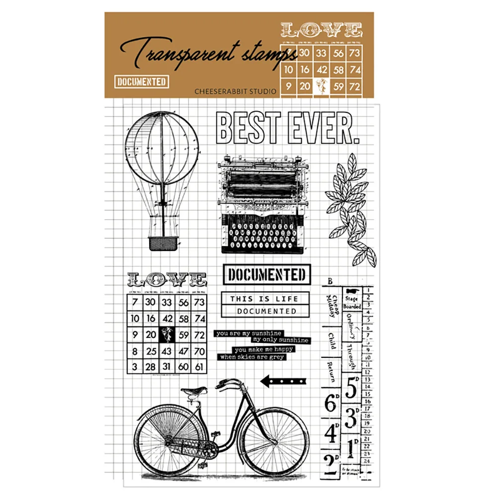 Lychee Life DIY прозрачный силиконовый штамп для скрапбукинга украшения фотоальбома