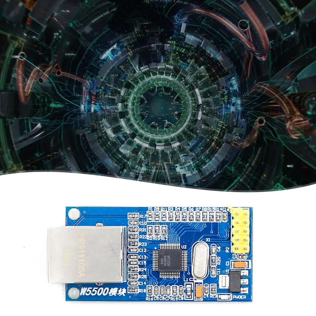W5500 сетевой модуль Ethernet аппаратный TCP/IP 51/STM32 микроконтроллер программа модули Ethernet