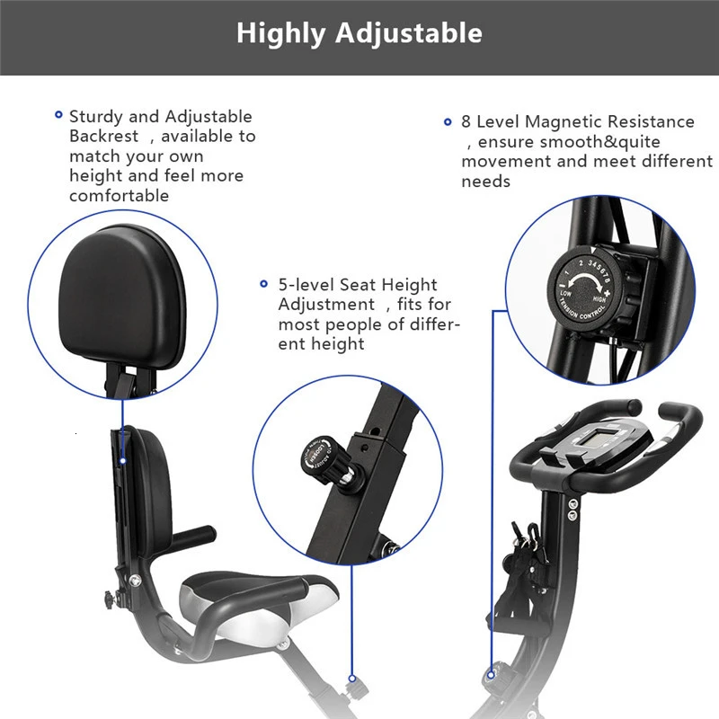 Home Spinning bicycle 3-in-1 Exercise Bike indoor exercise bike 117kg load Indoor Cycling Bikes sports equipment pedal bicycle (6)