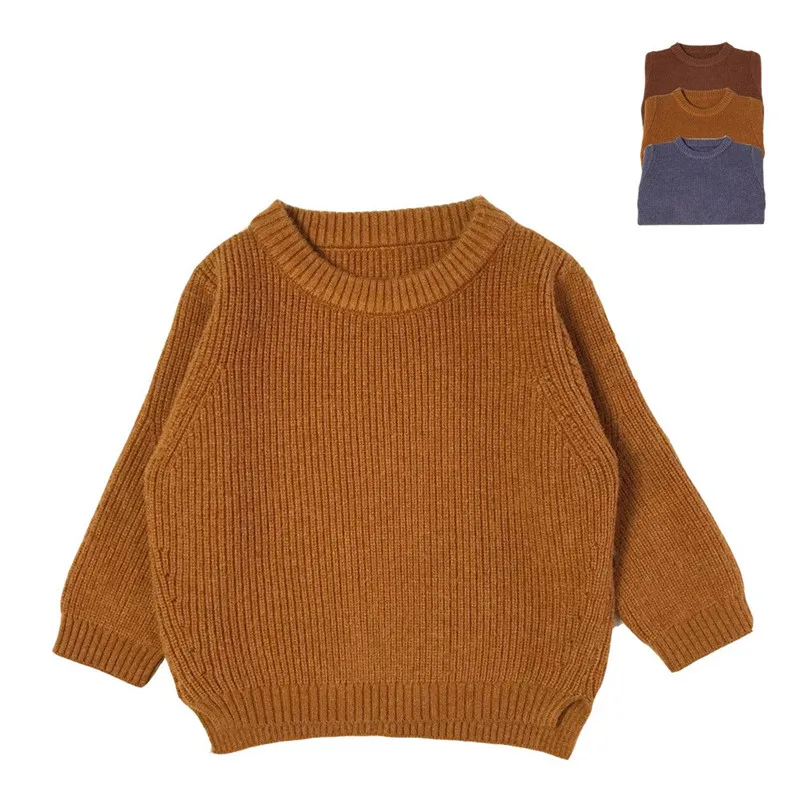 Baby Clothes New Kids' Sweater Spring New Style Versatile Casual Small CHILDREN' Knitted Sweater