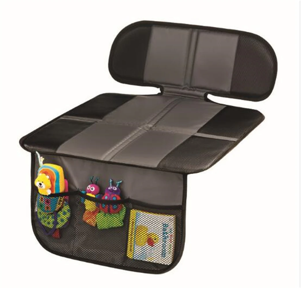 

Universal leather Car Seat Protector Child or baby car seat cover Easy Clean Seat Protector Safety Anti Slip Universal Black