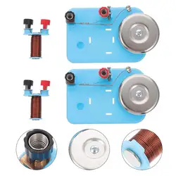 2 pçs física experimento elétrica sino acessórios de laboratório elétrica ferramenta experimento