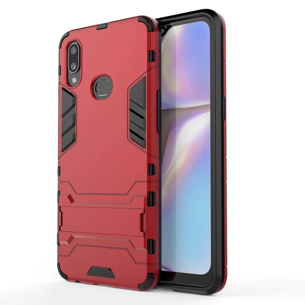 Для Xiaomi Redmi 7A Redmi 7 задняя крышка Подставка Броня противоударный чехол для Redmi 7 7A note7 чехол - Цвет: red