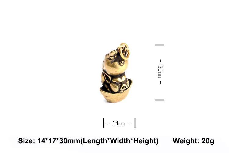 lucky pig keychians pendants (6)