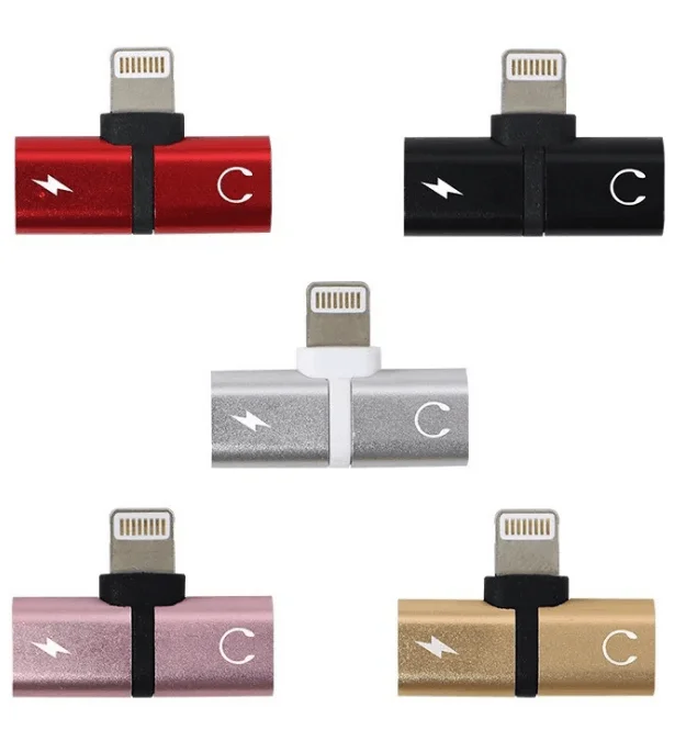 50 шт./лот BRSUANG type-C 2 в 1 аудио адаптер usb type-C до 3,5 мм разъем для наушников адаптер для samsung huawei Xiaomi Oneplus и т. Д - Цвет: Color 2
