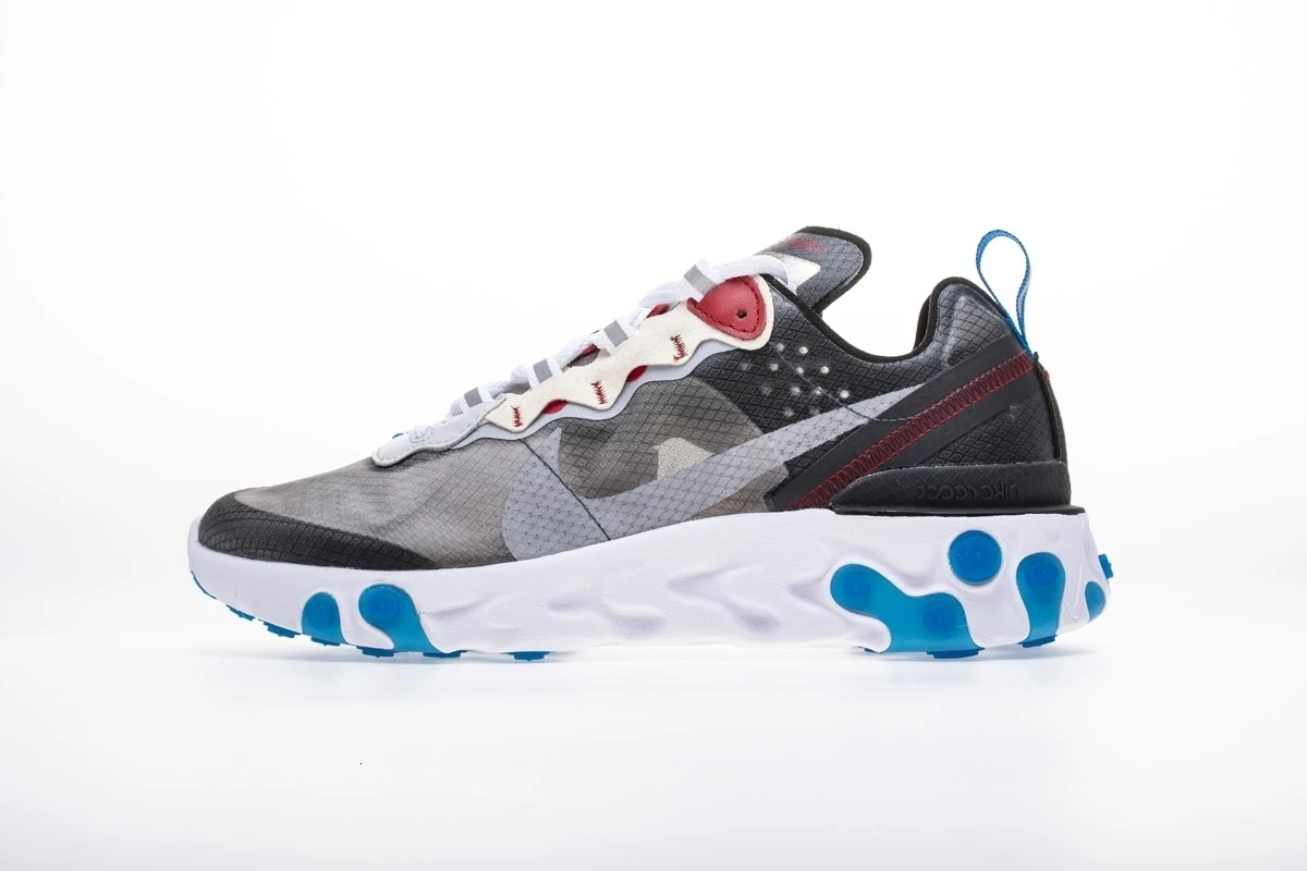 NIKE REACT ELEMENT 87 мужские кроссовки мужская обувь для отдыха кроссовки# Aq1090