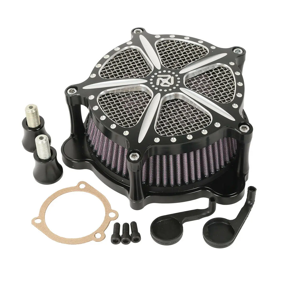 

Motorcycle Modified Air Cleaner Intake Filter For Harley Touring Softail Super Glide Low Rider Road Glide Dyna Rocker Softail