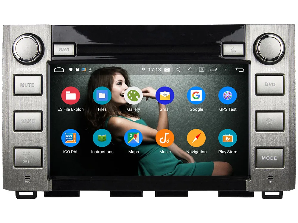 Klyde ips 4G wifi Android 9 Восьмиядерный 4 Гб ОЗУ 64 Гб ПЗУ DSP автомобильный DVD мультимедийный плеер стерео для Toyota Sequoia Tundra