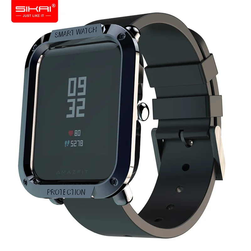 Для Amazfit Bip чехлы Смарт часы протектор для Huami Чехлы Midong PC Shell SIKAI bip lite A1608 аксессуары ремешок|Смарт-аксессуары| | АлиЭкспресс