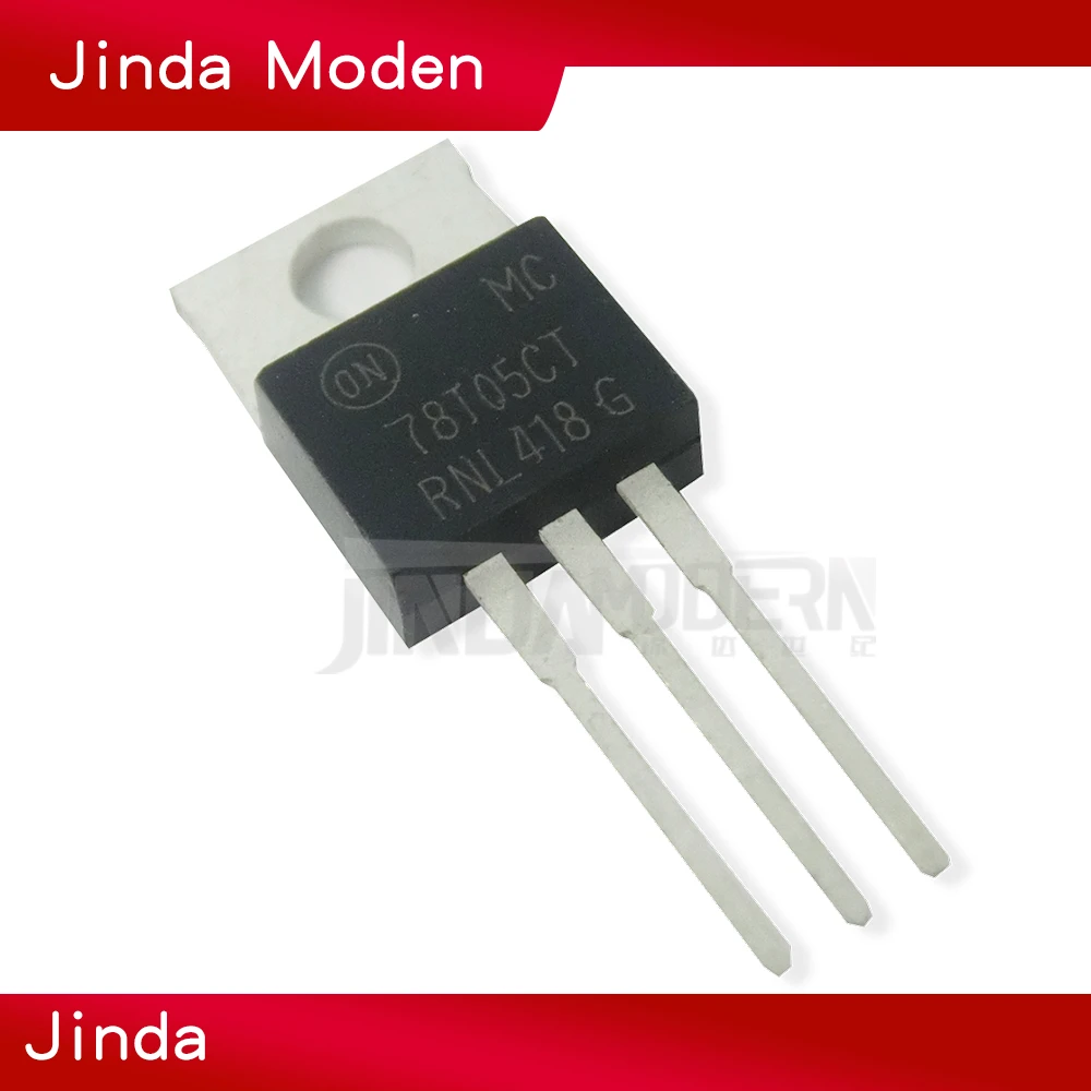 10 шт./лот MC78T05CT 78T05CT REG LDO 5V 3A IC|Интегральные схемы| |