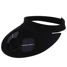 Черная летняя спортивная уличная Кепка с солнечным солнцезащитным охлаждающим вентилятором для езды на велосипеде, скалолазания, небольшие кондиционеры