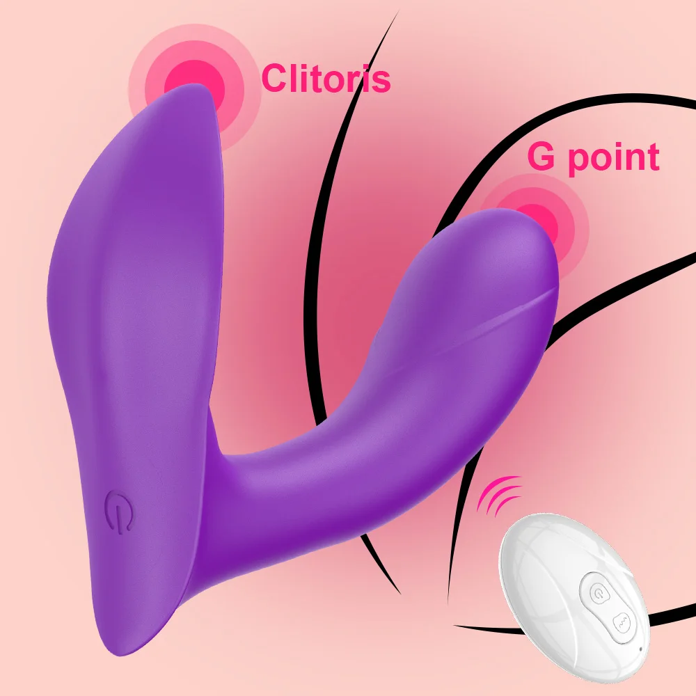 Wearable Dildo Vibrator Sex Toy for Women 10 Speed Panties Vibrator Female Masturbator Clit Stimulate Remote