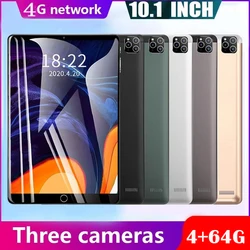 Tablette PC Android de 10.1 pouces, avec processeur octa core, 4 go de RAM, 64 go de ROM, wi fi, écran miroir, 1280x800, Android 9.0, nouveauté 