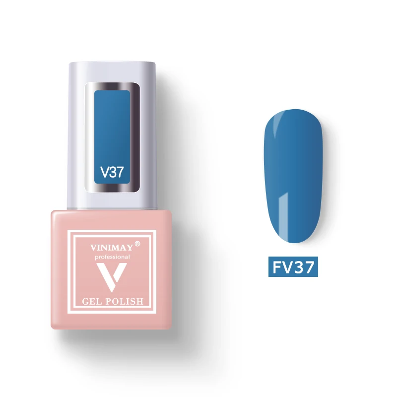 VINIMAY 60 Цветной Гель-лак для ногтей vernis полуперманентный УФ-гель лак-праймер впитывающий Гель-лак для ногтей Полировочный Гель для маникюра - Цвет: FV37
