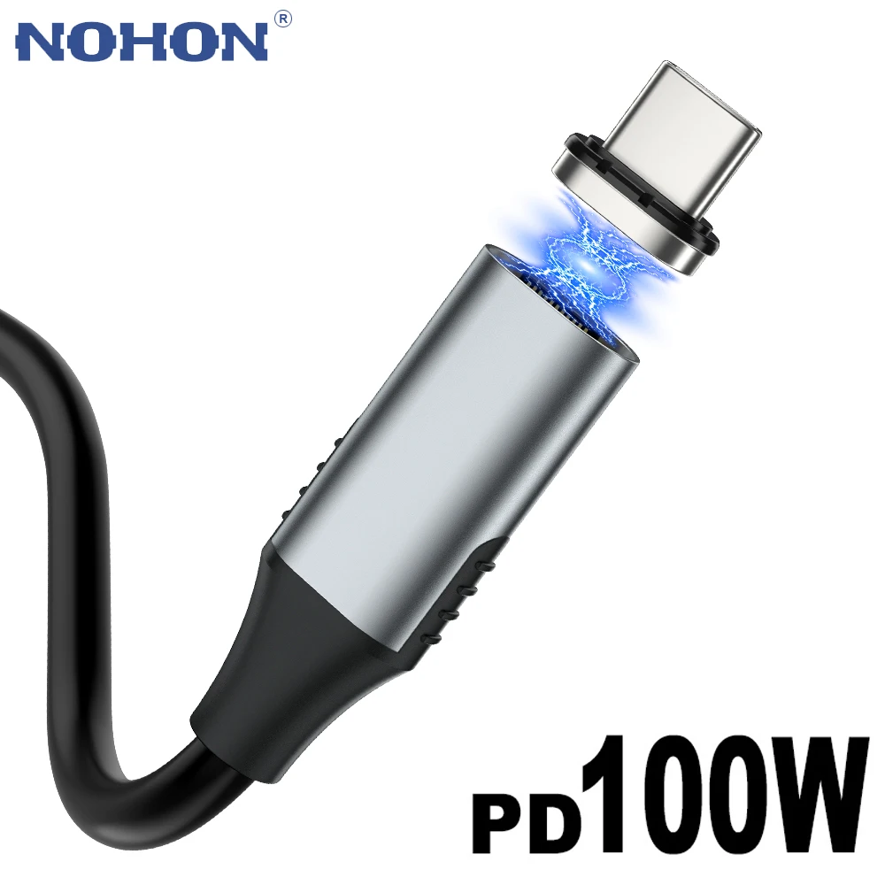 USB C к USBC Магнитный кабель для MacBook iPad планшета Samsung Xiaomi телефона 5A QC 4 0 Провод