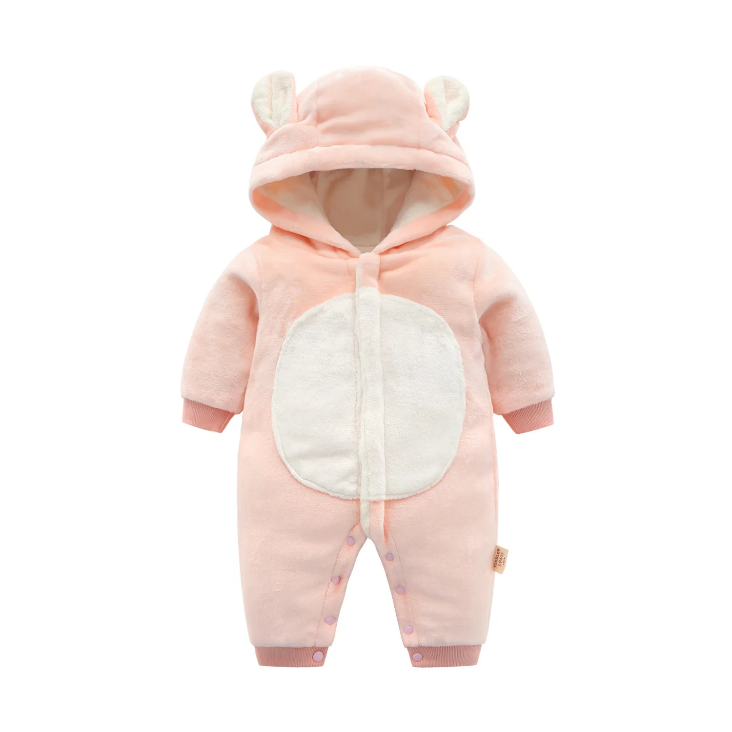

Primary Infant plus Velvet Onesie Autumn & Winter Baby Girls Princess Crawling Clothes Newborns Warm Cotton Coat Nursing Hold Cl