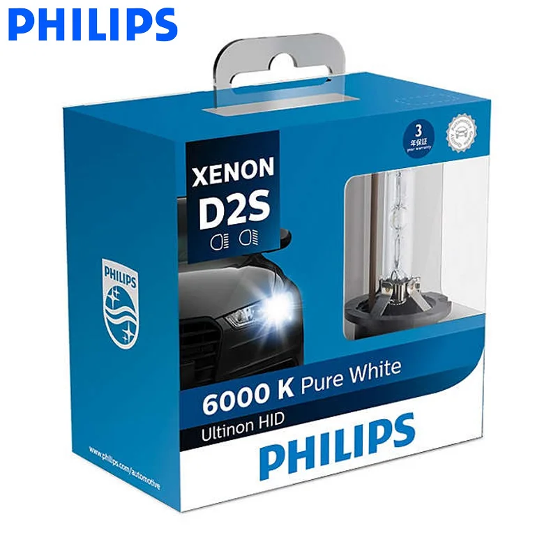 Лампа Ксеноновая Philips D2S 85122WX 35 Вт 6000 К|Лампы для автомобильных фар (ксеноновые)| |