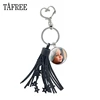 JWEIJIAO Photo key chains Custom Keychain Photo of Your Baby Child Mom Dad Loved Pet Family Gift NA01 ► Photo 3/6