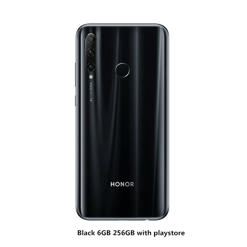 6G256G Black with P Honor 20i смартфон Kirin 710 Android 9,0 6,21 дюймов 2340X1080 32,0mp распознавание лица отпечаток пальца 3400 мАч 4G LTE мобильные телефоны - Цвет: 6G256G Black with P