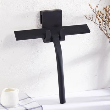 

9-Inch Shower Squeegee Window Glass Wiper Scraper Cleaner with Silicone Blade & Holder Hook for Bathroom/Kitchen/Car Glass #72