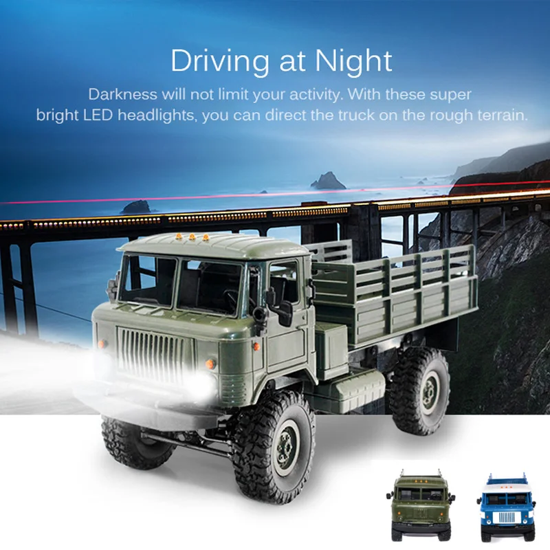 

Rc Car Toy Car Boys Crawler Durable Green and Blue Rock Toys Powerful 2.4G 1:16 Drop Resistance Remote Control Off Road Vehicle