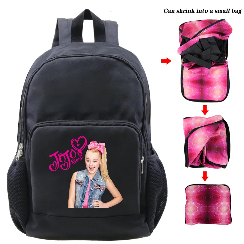 photo colour Дети Jojo Siwa рюкзак для девочек школьная сумка супер звезда школьный персональный книга сумки печать mochila большой емкости Bolsa - Цвет: photo colour