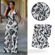 Модальная эластичная атласная шелковая ткань Африканская мягкая восковая ткань с принтом 2 ярда шифон 4 ярда audel modell ИМИТИРОВАННАЯ Анкара ткань 102203