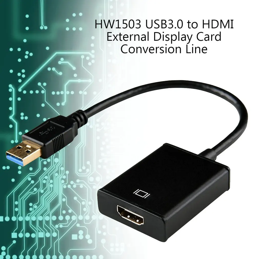 HD 1080P USB 3,0 к HDMI конвертер адаптер usb-кабель HDMI внешняя видео карта Multi touch монитор адаптер для Windows 7/8/10