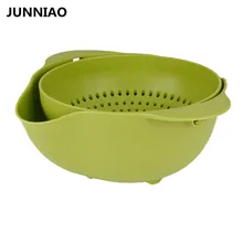 Пшеничная соломенная двухслойная корзина для белья сливная корзина для мытья фруктов и фруктов тарелка 1 шт