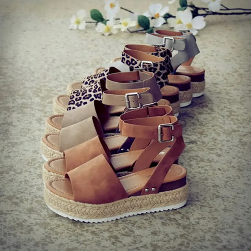 Босоножки женские туфли на танкетке; летние туфли-лодочки; босоножки на высоком каблуке; коллекция года; Flop chaussures femme; Босоножки на платформе; sandalia feminina