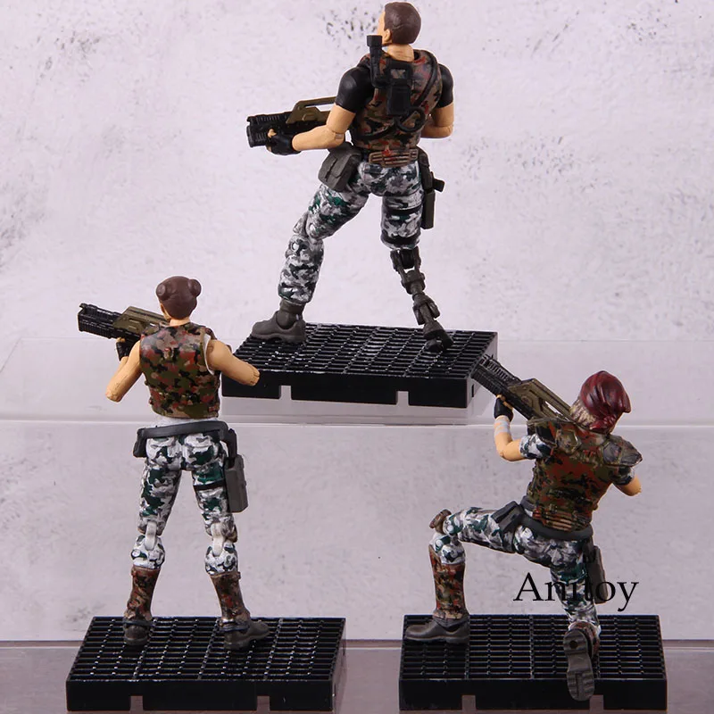 Hiya игрушки Aliens Colonial Marines Круз Bella красные 1:18 весы солдатом Модель ПВХ фигурка коллекционная игрушка 3 шт./компл