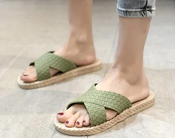 

Hot Sale Summer Women Slippers Female Slides Women Flat Summers Shoes Solid Ladies Flip Flops