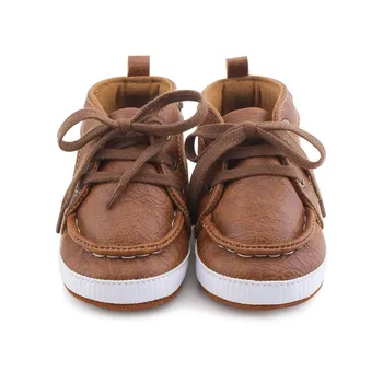 

Baby Shoes Spring Autumn Soft Soled PU First Walkers Baby Boys Anti-Slip Shoes Sneakers Toddler Kids New Arrival