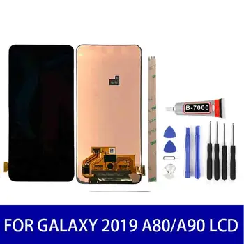 

Original For Samsung Galaxy 2019 A80/A90 Lcd Display Touch Screen Panel Digitizer Assembly Screen Replacement Parts 2160 * 1080