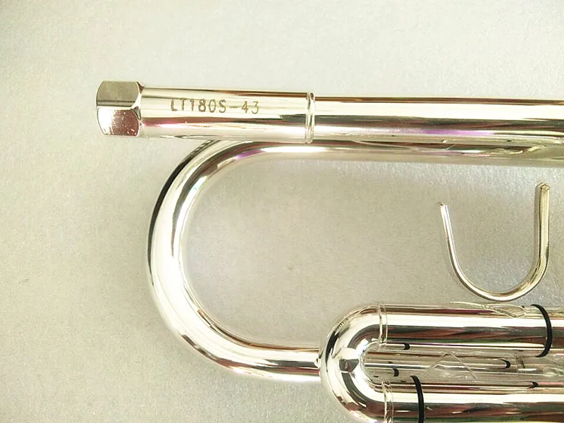 Stradivarius Профессиональный Bb Труба LT180S-43 посеребренный инструментальный Инструмент музыкальные аксессуары мундштук